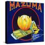 California, Mazuma Brand Citrus Label-Lantern Press-Stretched Canvas