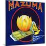 California, Mazuma Brand Citrus Label-Lantern Press-Mounted Art Print