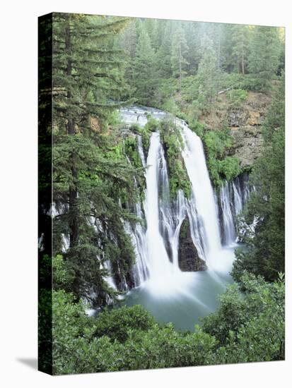 California, Mcarthur Burney Falls Memorial State Park, Burney Falls-Christopher Talbot Frank-Stretched Canvas