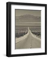 California, Mojave Desert, Amboy Road, USA-Walter Bibikow-Framed Photographic Print