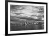 California, Mono Lake. Black and White of Tufa Towers-Jaynes Gallery-Framed Photographic Print