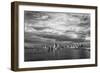 California, Mono Lake. Black and White of Tufa Towers-Jaynes Gallery-Framed Photographic Print