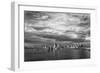 California, Mono Lake. Black and White of Tufa Towers-Jaynes Gallery-Framed Photographic Print