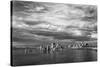 California, Mono Lake. Black and White of Tufa Towers-Jaynes Gallery-Stretched Canvas