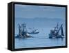 California, Monterey, Fishing Boats, USA-Alan Copson-Framed Stretched Canvas