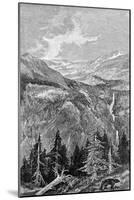 California Mountains, 1888-null-Mounted Art Print