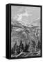 California Mountains, 1888-null-Framed Stretched Canvas