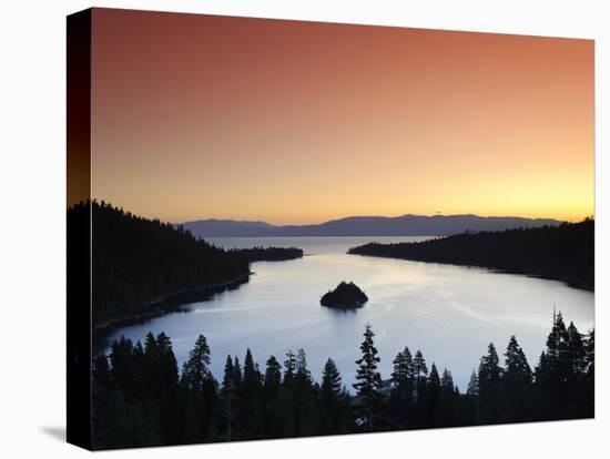 California/Nevada, Lake Tahoe, Emerald Bay, USA-Michele Falzone-Stretched Canvas