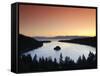 California/Nevada, Lake Tahoe, Emerald Bay, USA-Michele Falzone-Framed Stretched Canvas