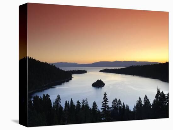 California/Nevada, Lake Tahoe, Emerald Bay, USA-Michele Falzone-Stretched Canvas