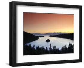 California/Nevada, Lake Tahoe, Emerald Bay, USA-Michele Falzone-Framed Photographic Print