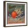 California Orange Brand - Riverside, California - Citrus Crate Label-Lantern Press-Framed Art Print