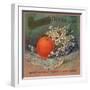 California Orange Brand - Riverside, California - Citrus Crate Label-Lantern Press-Framed Art Print