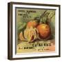 California Oranges Brand - Los Angeles, California - Citrus Crate Label-Lantern Press-Framed Art Print