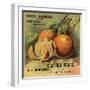 California Oranges Brand - Los Angeles, California - Citrus Crate Label-Lantern Press-Framed Art Print