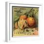 California Oranges Brand - Los Angeles, California - Citrus Crate Label-Lantern Press-Framed Art Print