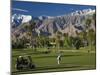 California, Palm Springs, Desert Princess Golf Course and Mountains, Winter, USA-Walter Bibikow-Mounted Photographic Print