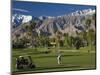 California, Palm Springs, Desert Princess Golf Course and Mountains, Winter, USA-Walter Bibikow-Mounted Photographic Print