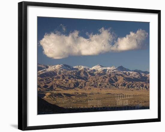 California, Palm Springs, San Bernardino Mountains and Wind Generators, USA-Walter Bibikow-Framed Photographic Print