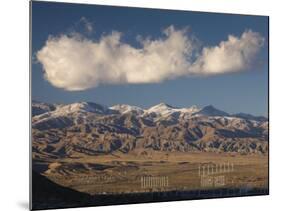 California, Palm Springs, San Bernardino Mountains and Wind Generators, USA-Walter Bibikow-Mounted Photographic Print