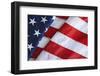 California. Partial View of American Flag-Jaynes Gallery-Framed Photographic Print