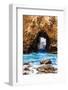 California Pfeiffer Beach in Big Sur State Park Rocks and Waves-holbox-Framed Photographic Print