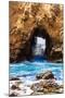 California Pfeiffer Beach in Big Sur State Park Rocks and Waves-holbox-Mounted Photographic Print