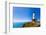 California Pigeon Point Lighthouse in Cabrillo Hwy Coastal Highway State Route 1-holbox-Framed Photographic Print