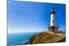 California Pigeon Point Lighthouse in Cabrillo Hwy Coastal Highway State Route 1-holbox-Mounted Photographic Print