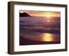California, Point Lobos, Sunset over a Beach on the Pacific Ocean-Christopher Talbot Frank-Framed Photographic Print