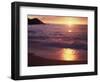California, Point Lobos, Sunset over a Beach on the Pacific Ocean-Christopher Talbot Frank-Framed Photographic Print