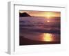 California, Point Lobos, Sunset over a Beach on the Pacific Ocean-Christopher Talbot Frank-Framed Photographic Print