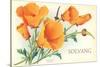 California Poppies, Solvang-null-Stretched Canvas