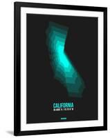 California Radiant Map 3-NaxArt-Framed Art Print