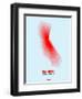 California Radiant Map 4-NaxArt-Framed Art Print