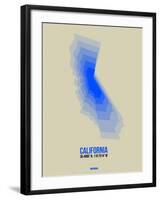 California Radiant Map 5-NaxArt-Framed Art Print