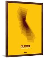 California Radiant Map 8-NaxArt-Framed Art Print
