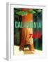 California Redwoods - TWA (Trans World Airlines)-David Klein-Framed Giclee Print
