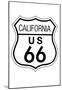 California Route 66 Sign Art Poster Print-null-Mounted Poster