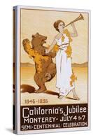 California's Jubilee Poster-Calthea Campbell Vivian-Stretched Canvas