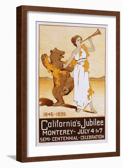 California's Jubilee Poster-Calthea Campbell Vivian-Framed Giclee Print