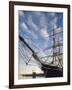 California, San Diego, San Diego Maritime Museum, Star of India and Russian Submarine, USA-Walter Bibikow-Framed Photographic Print