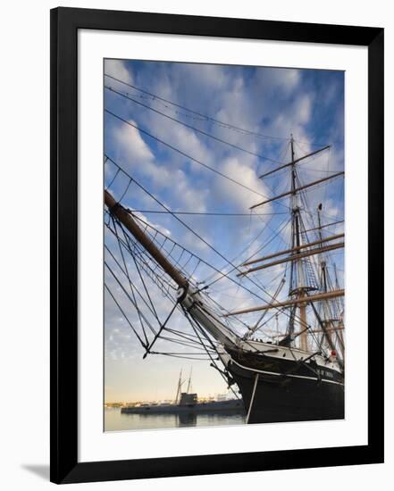 California, San Diego, San Diego Maritime Museum, Star of India and Russian Submarine, USA-Walter Bibikow-Framed Photographic Print