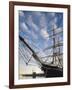 California, San Diego, San Diego Maritime Museum, Star of India and Russian Submarine, USA-Walter Bibikow-Framed Photographic Print