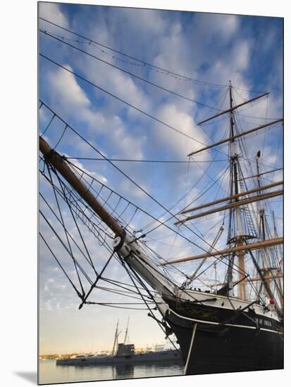 California, San Diego, San Diego Maritime Museum, Star of India and Russian Submarine, USA-Walter Bibikow-Mounted Photographic Print