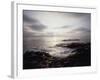 California, San Diego, Sunset Cliffs, a Wave Crashes on a Tide Pool-Christopher Talbot Frank-Framed Photographic Print