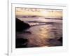 California, San Diego, Sunset Cliffs, Sunset over the Ocean-Christopher Talbot Frank-Framed Photographic Print