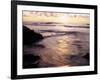 California, San Diego, Sunset Cliffs, Sunset over the Ocean-Christopher Talbot Frank-Framed Photographic Print