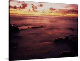 California, San Diego, Sunset Cliffs, Sunset over the Ocean-Christopher Talbot Frank-Stretched Canvas