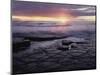 California, San Diego, Sunset Cliffs, Sunset over the Ocean-Christopher Talbot Frank-Mounted Photographic Print